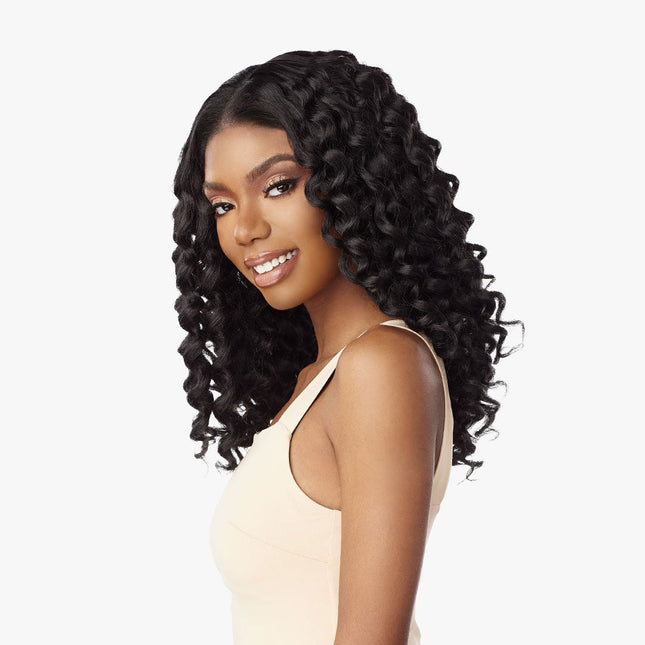 Sensationnel Curls Kinks&co Textured Lace Wig - Y-part Kinky Rod Curl 18"