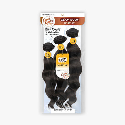 Sensationnel Curls Kinks & Co Premium Synthetic Multi Weave - Glam Body 18"20"22"