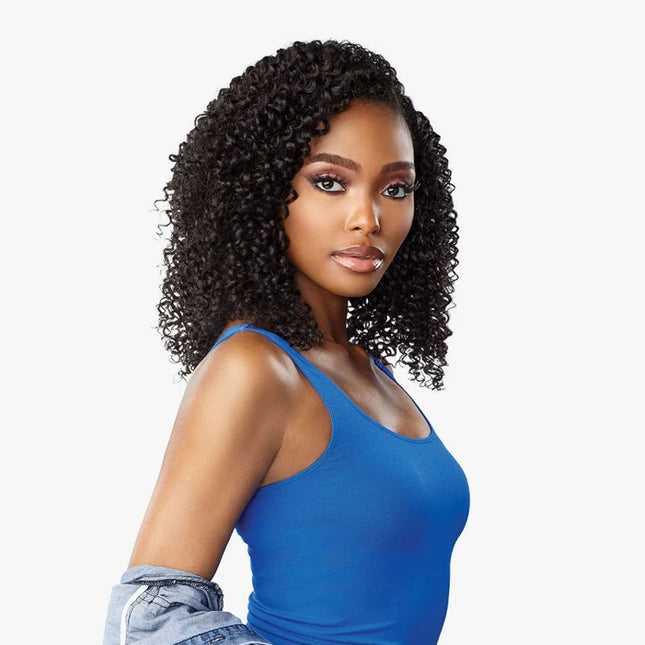 Sensationnel Curls Kinks & Co Textured Clip In Human Hair Blend Hair Extension 9pcs - Rule Breaker 10 Inch