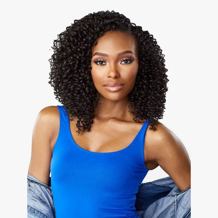 Sensationnel Curls Kinks & Co Textured Clip In Human Hair Blend Hair Extension 9pcs - Rule Breaker 10 Inch