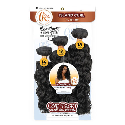 Sensationnel Curls Kinks & Co Premium Synthetic Weave - Island Curl 141618