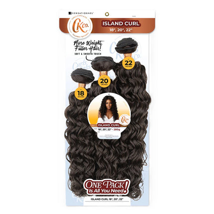 Sensationnel Curls Kinks & Co Premium Synthetic Weave - Island Curl 182022