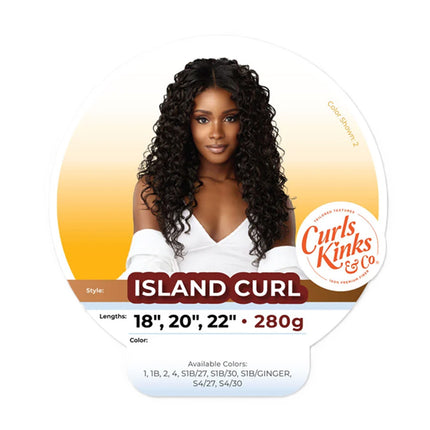 Sensationnel Curls Kinks & Co Premium Synthetic Weave - Island Curl 182022