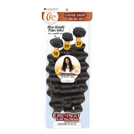 Sensationnel Curls Kinks & Co Premium Fiber Weave-loose Deep 182022