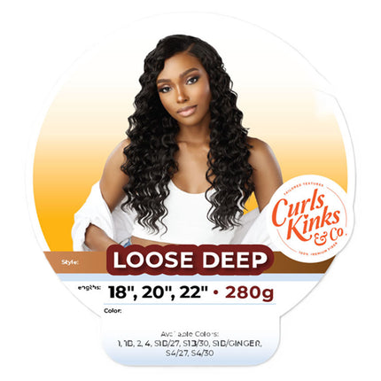 Sensationnel Curls Kinks & Co Premium Fiber Weave-loose Deep 182022