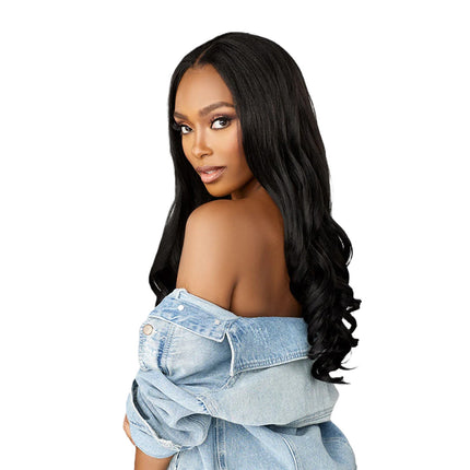 Sensationnel Curls Kinks & Co Premium Fiber Clip-ins - Wave Maker 18