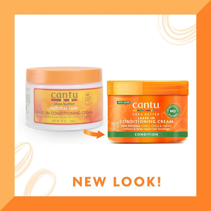 [Cantu] Shea Butter For Natural Hair Leave-In Conditioning Cream 12Oz