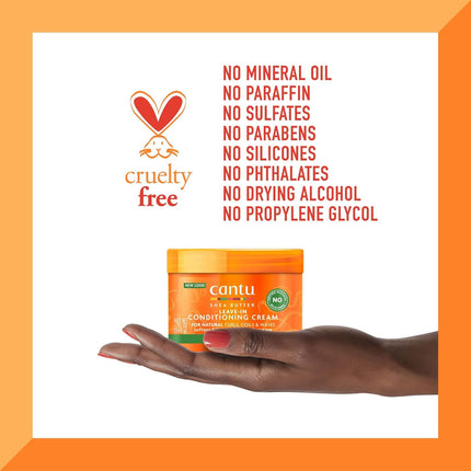 [Cantu] Shea Butter For Natural Hair Leave-In Conditioning Cream 12Oz