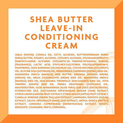 [Cantu] Shea Butter For Natural Hair Leave-In Conditioning Cream 12Oz