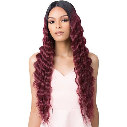 It's A Wig Synthetic Lace Front Wig - Hd Lace Crimped Hair 4