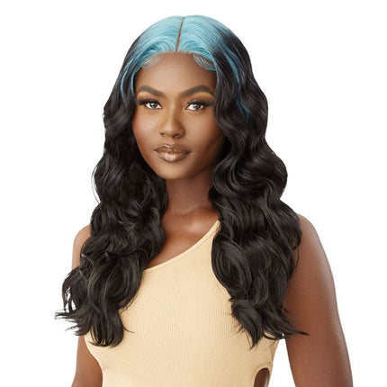 Outre Synthetic Color Bomb Hd Lace Front Wig - Crismina