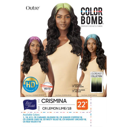 Outre Synthetic Color Bomb Hd Lace Front Wig - Crismina