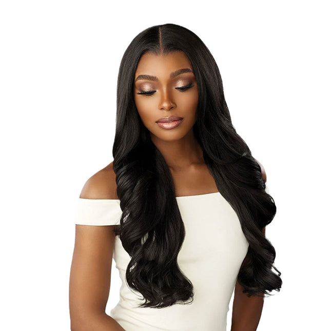 Sensationnel Crowned Edge Gluless 13x5 Hd Lace Frontal Wig - Wavy 26