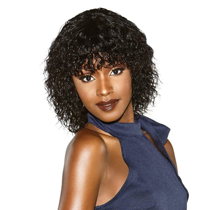 Sensationnel 100% Virgin Human Hair Full Wig - 12a Wet & Wavy Deep Bob