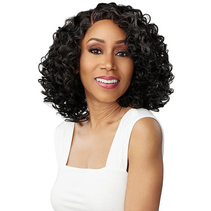 Sensationnel Synthetic Dashly Salt & Pepper Hd Lace Front Wig - Sp Lace Unit 10