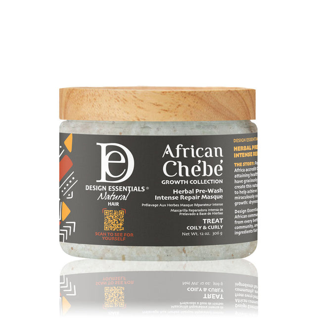 Design Essentials - African Chebe - Herbal Pre-wash Intense Repair Masque - 12 Oz