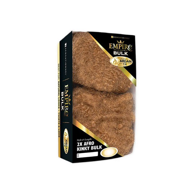 Sensationnel Empire Human Hair 2x Afro Kinky Bulk 12