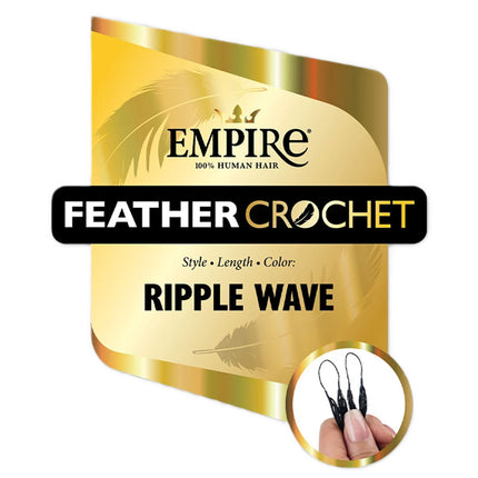 Sensationnel Empire Human Hair Feather Crochet Boho Braids - Ripple Wave 14