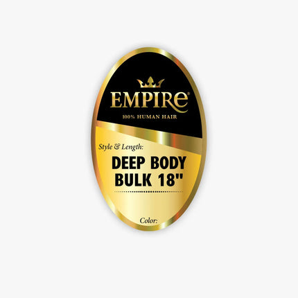 Sensationnel Human Hair Weave Empire Deep Body Bulk 18"