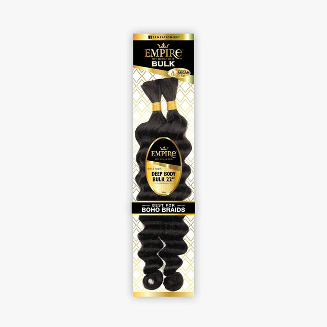 Sensationnel Human Hair Weave Empire Deep Body Bulk 22"