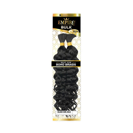Sensationnel Human Hair Weave Empire Island Curl Bulk 14