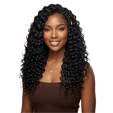 Janet Encore Lavie Human Hair Feather Crochet- Deep Wave 14