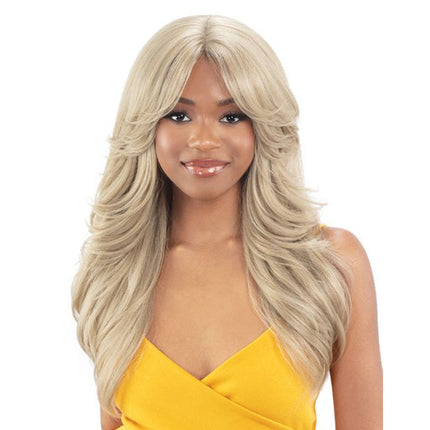 Shake N Go Equal Synthetic Curtain Bang Hd Lace Wig - Maven