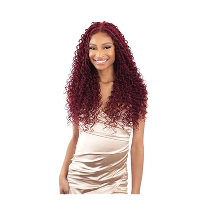 Shake-n-go 13x5 Hd Braided Whole Lace Glueless Wig - Misty Boho Box 24