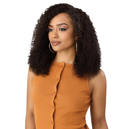 Outre Everroot 100% Unprocessed Human Hair Half Wig- Deep Curl 18