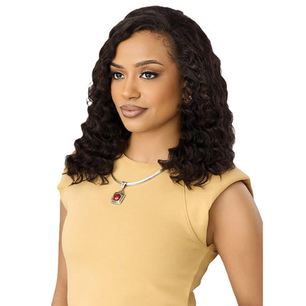 Outre Everroot 100% Unprocessed Human Hair Half Wig- Deep Wave 16