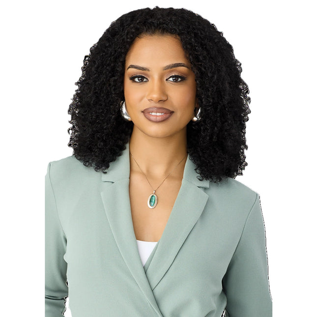 Outre Everroot 100% Unprocessed Human Hair Half Wig- Water Curls 14