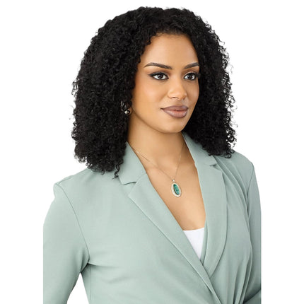 Outre Everroot 100% Unprocessed Human Hair Half Wig- Water Curls 14