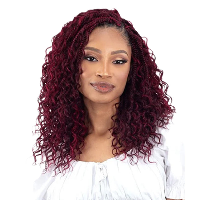 Shake N Go Freetress Synthetic Braid - 3x Deep Curl Boho Braid 12