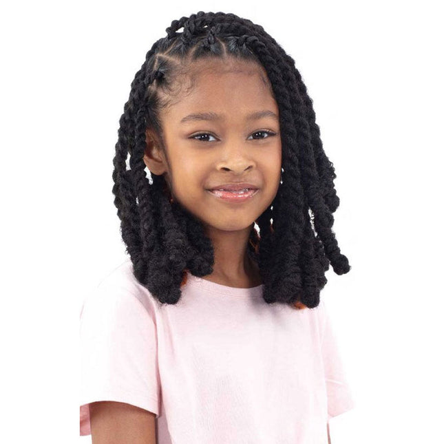 Shake N Go Crochet Braids 3x Kids Cuban Twist - Soft & Natural 12"
