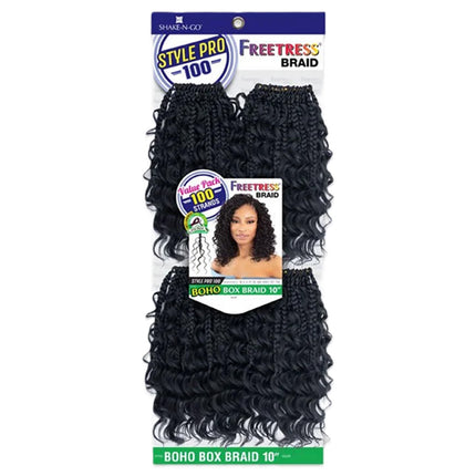 Shake N Go Freetress Braid Style Pro 100- Boho Box Braid 10