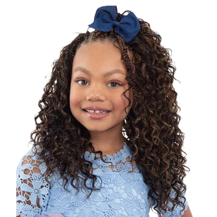 Shake N Go Freetress Synthetic Braid - Kids Deep Curl Boho Braid 12