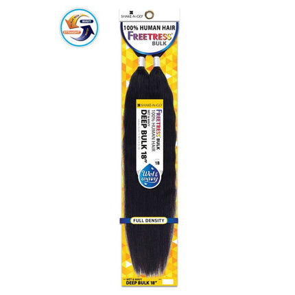 Freetress Human Hair Braids - Ww Deep Bulk 18"