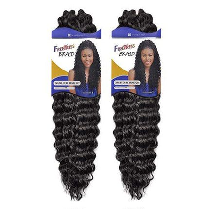 Aruba Curl Braid 20" By Freetress Synthetic Bulk Braiding Hair Extension