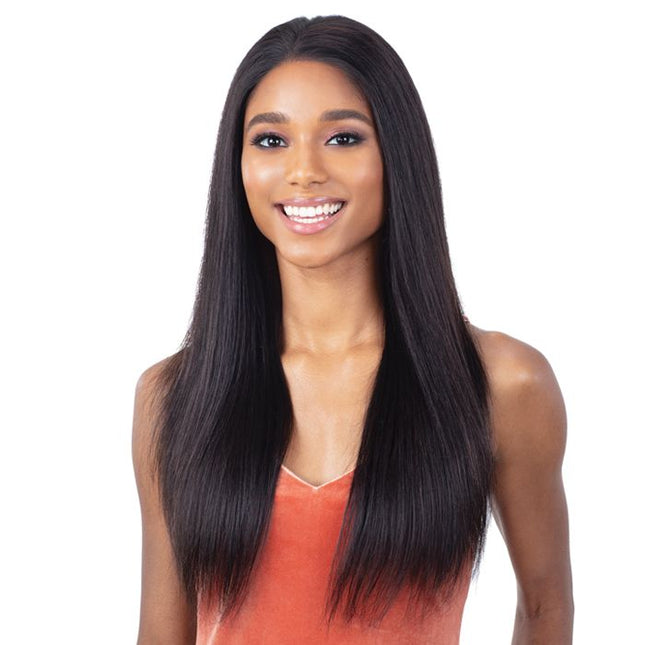 Shake N Go Girlfriend 100% Virgin Human Hair Hd Frontal Lace Wig - Hd 13x4 Straight 24