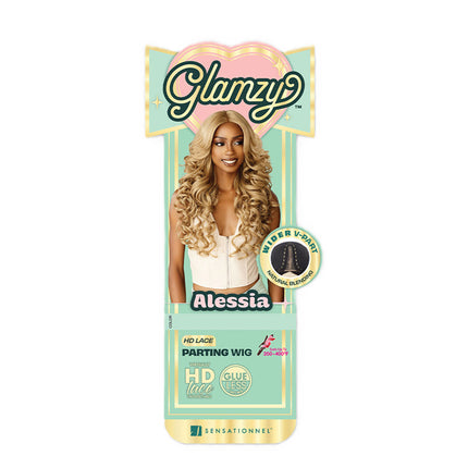 Sensationnel Glamzy Synthetic Hair Glueless Hd Lace Crown Wig - Alessia