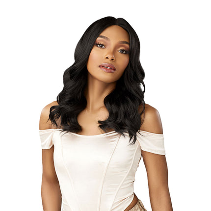 Sensationnel Glamzy Synthetic Hair Glueless Hd Lace Crown Wig - Aria