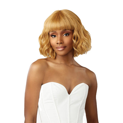 Sensationnel Glamzy Synthetic Hair Glueless Hd Lace Crown Wig - Rosy
