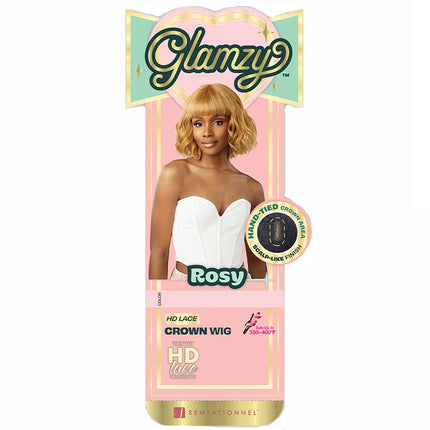 Sensationnel Glamzy Synthetic Hair Glueless Hd Lace Crown Wig - Rosy