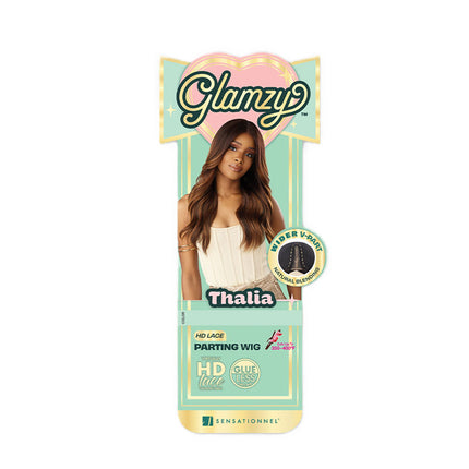 Sensationnel Glamzy Synthetic Hair Glueless Hd Lace Crown Wig - Thalia