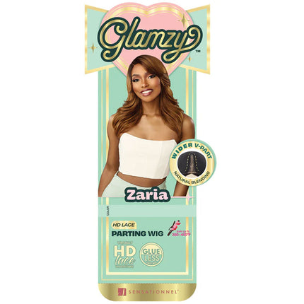Sensationnel Glamzy Synthetic Hair Gluless Hd Lace Part Wig - Zaria