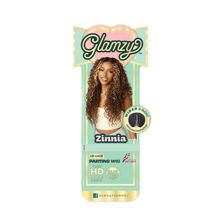 Sensationnel Glamzy Synthetic Hair Glueless Hd Lace Crown Wig - Zinnia