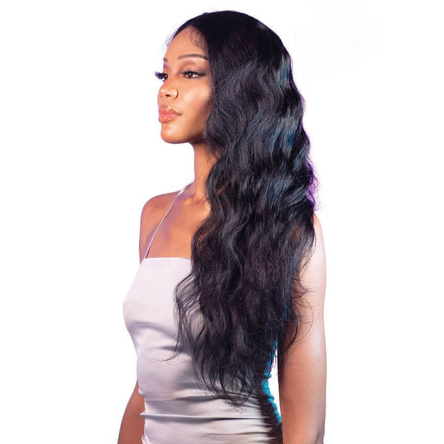 Shake N Go Virgin Remy Hair Lace Closure Glossy 4x4 Body Wave 16