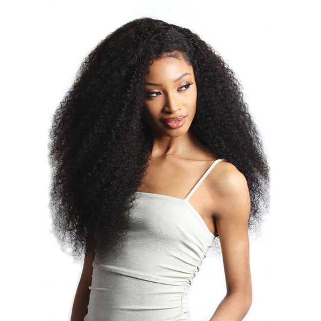 Shake N Go Virgin Remy Hair Weave Glossy 3 Bundles Wet & Wavy Bohemian Curl 14"16"18"