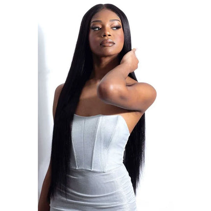 Shake N Go Virgin Remy Hair Weave Glossy Yaky Straight 10"