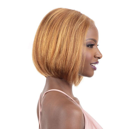 Shake-n-go Golden Human Hair Hd Lace Front Wig - Aisha